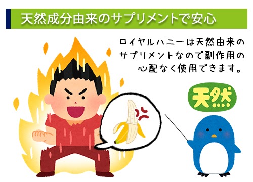 天然成分由来のサプリメントで安心